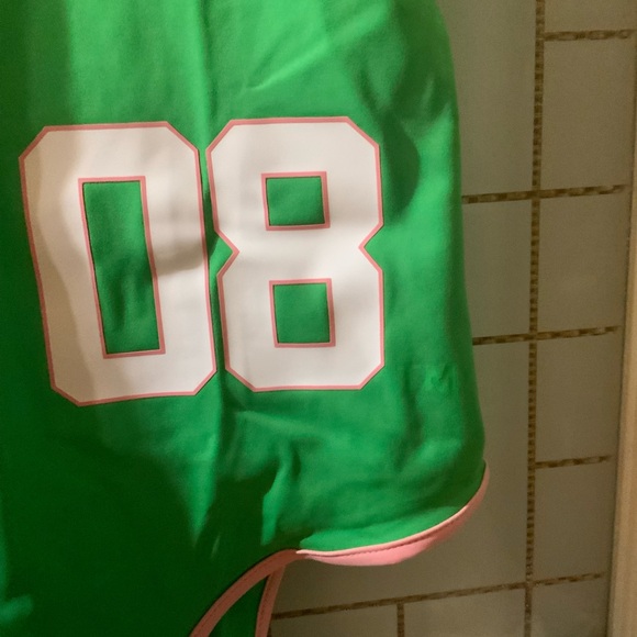 AKA Oh So Pretty PINK AND GREEN Swimsuit
Size: Large - Picture 6 of 12